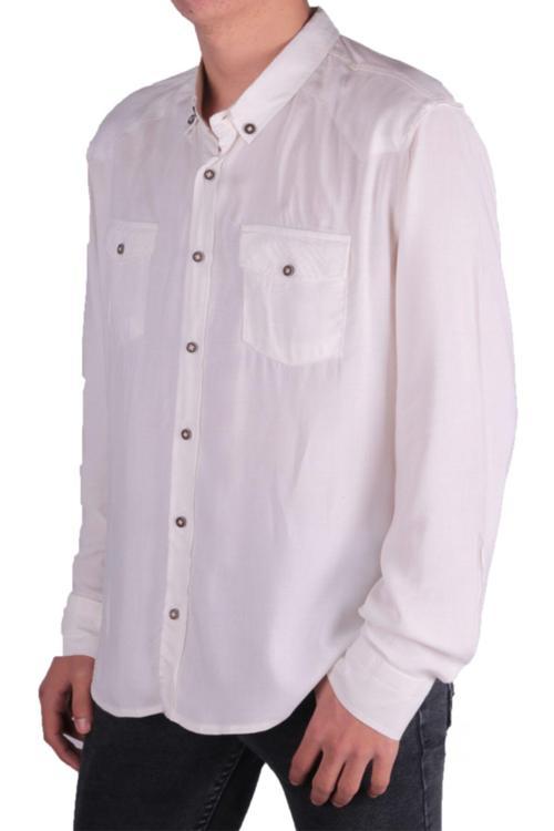 Erkek Spor Giyim Gömlek Beyaz Inc