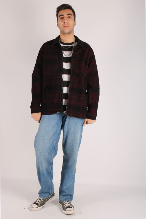 Erkek Oversize Oduncu Ceketi.