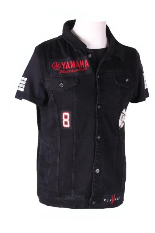 Vikings Jeans Erkek Denim Armalı Yelek Siyah Kot 83513