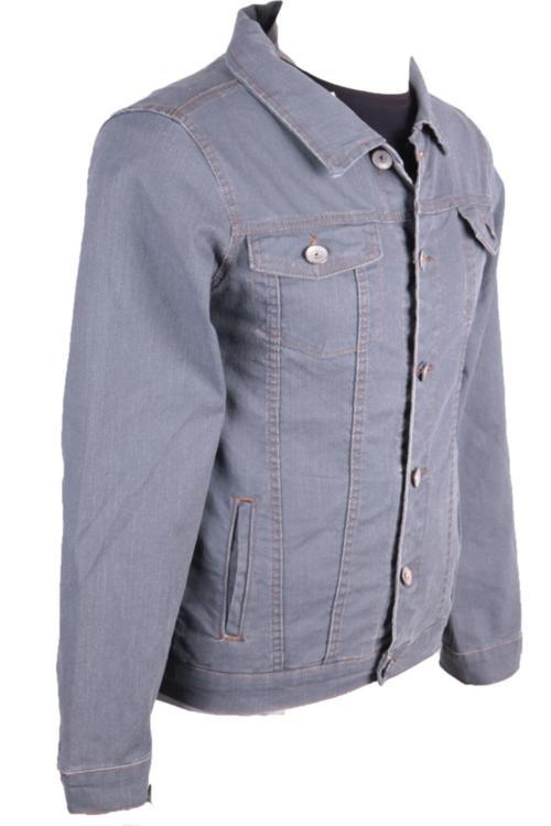 Erkek Kaplama Gri Spor Mont Trend Kot Ceket