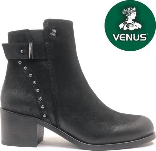 Rugi Hakiki Deri Topuklu Ortopedik Kadın Bot