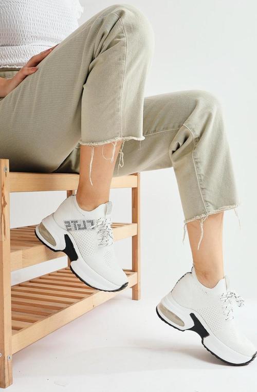 48564014 Sneaker Gizli Topuk Kadın Spor Ayakkabı
