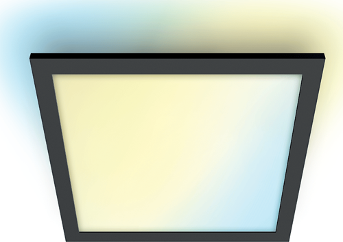 Siyah Akıllı Sıva Üstü RGB Kare Panel Tavan Armatürü 36W
