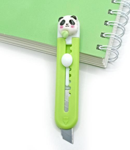 Mini Şekilli Falçata Maket Bıçağı - Tatlı Panda