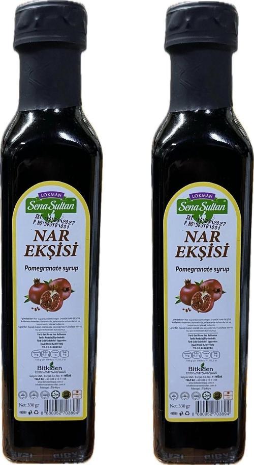 Doğal Nar Ekşisi 330 G, 2 Adet Lokman Sena Sultan