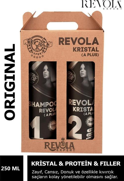 Kristal & Protein & Hidrolize Keratin Saç Düzleştirici Ve Saç Bakım Seti 250 Ml