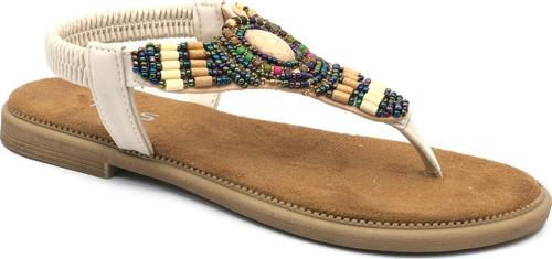 Feles Taş Detaylı Parmak Arası Kadın Sandalet