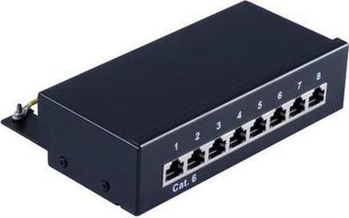 CAT6 Patchpanel 8 Port Ekranlı