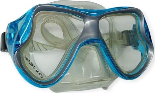 Star Diving Temper Camlı Dalış Maskesi Yetişkin - 51710-TURKUAZ