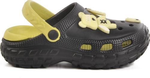Siyah Eva Hafif Unisex Çocuk Sabo Terlik 960 P-F