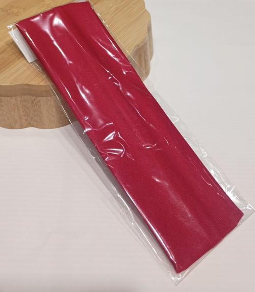 Kırmızı Lüks Sportif Elastik Saç Bandana