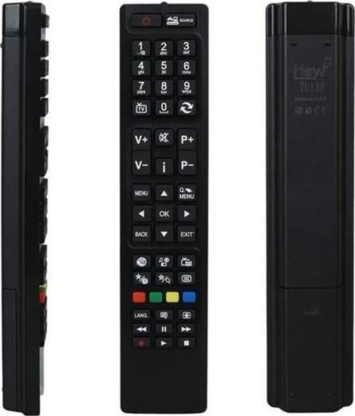 Hey Küçük Kalıp Vestel Netflix - Youtube - Play Tuşlu LCD LED Tv Kumanda RC4848F Rc5 30094759