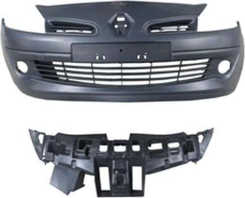 2006-2009 Renault Clio Hb Ön Tampon Siyah (Sis Delikli Kendinden Bantlı (Panjur İç Braketli) Tw) (Oe
