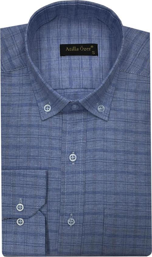 Uzun Kol Klasik Erkek Gömlek 7337