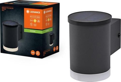 Endura Style Solar Wall Oxford 0.5W 3000K 50lm IP44 Sarı Işık Alüminyum Mlz.Dış Mekan Aplik