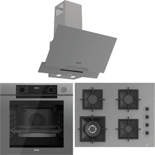 FryArt Artline Steam QEP64CPR - SC408-WFA - D065-SA 9 Prog. Dijital Turbo Ank. Set - Gri