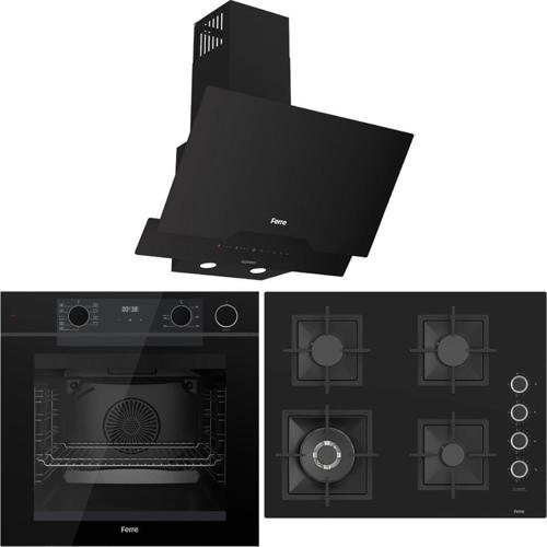 FryArt Artline Steam QEP64CS - SC405-WFA - D063-SA 9 Prog. Dijital Turbo Ank. Set - Siyah