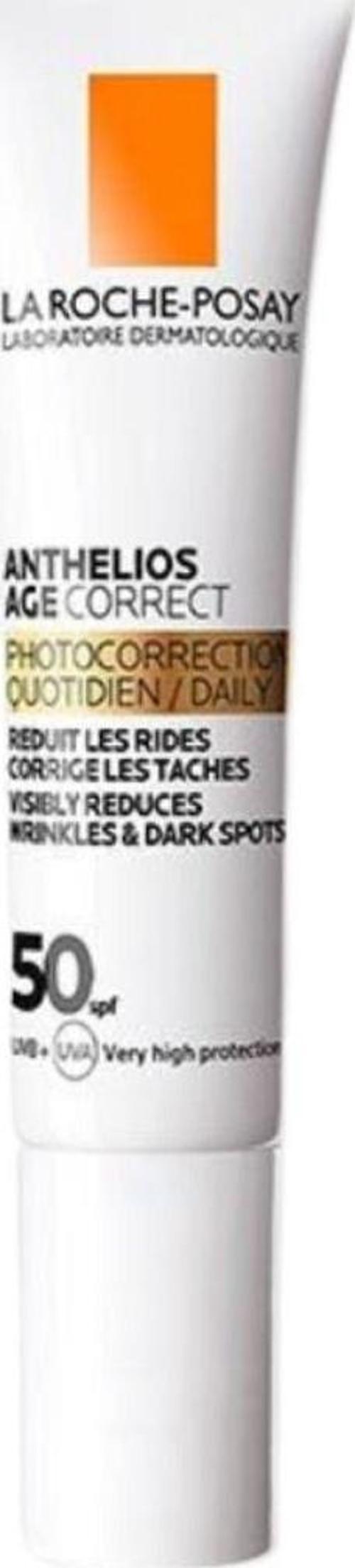 Anthelios Age Correct SPF50 Leke Kırışıklık Karşıtı Nemlendirici Etkili Güneş Kremi 15ml Küçük Boy