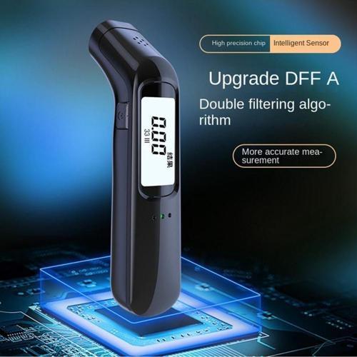 Mini Alkolmetre Alkol Test Cihazı – USB Şarjlı, 3 Kademeli LED Göstergeli