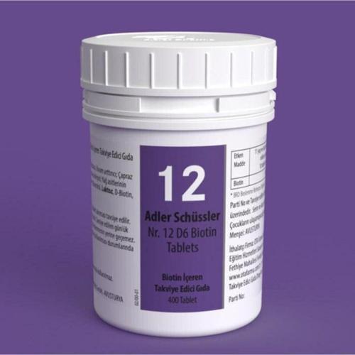 Schüssler No.12 - D6 Biotin Tablet