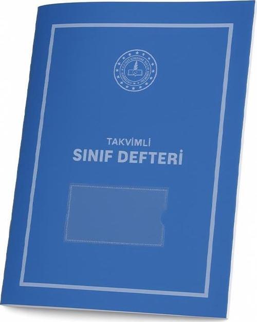Takvimli Sınıf Defteri Mavi Plastik Kapak (İlkokul) 390