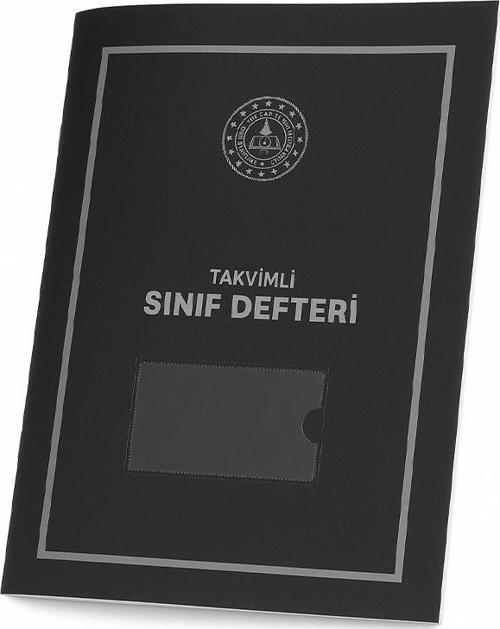 Takvimli Sınıf Defteri Siyah Plastik Kapak (İlkokul) 390