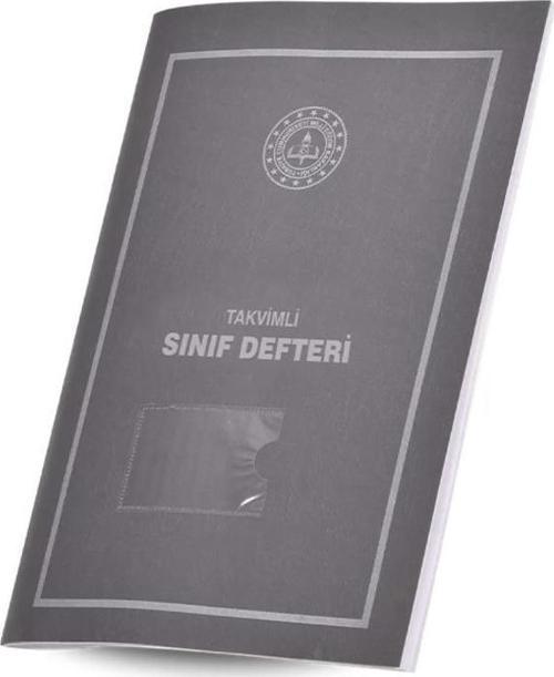 Takvimli Sınıf Defteri Gri Plastik Kapak (İlkokul) 390
