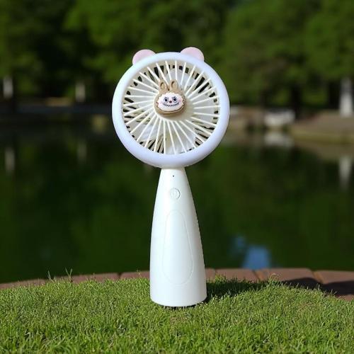 USB TAŞINABİLİR VANTİLATÖR MİNİ FAN SARI IŞIKLI 3 KADEMELİ CAPYBARA EL VANTİLATÖRÜ