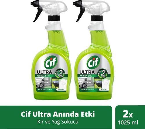 Ultra Anında Etki Kir ve Yağ Çözücü 1025 ml x 2 Adet