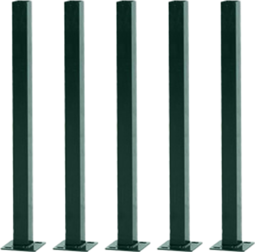 Panel Çit Direği (5 Adet) 50 Cm-Yeşil