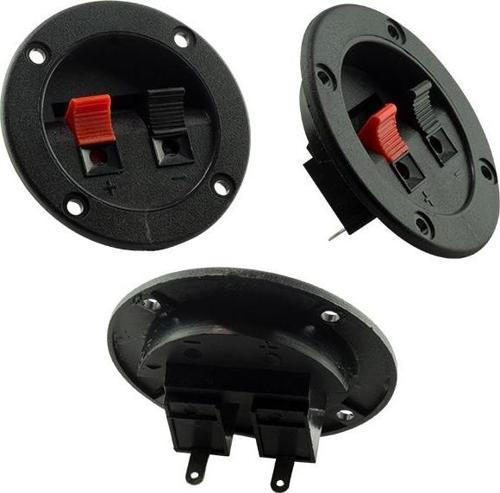 İKİLİ YUVARLAK HOPARLÖR TERMİNALİ (İÇ ÇAPI:4CM / DIŞ ÇAPI: 6.5CM)