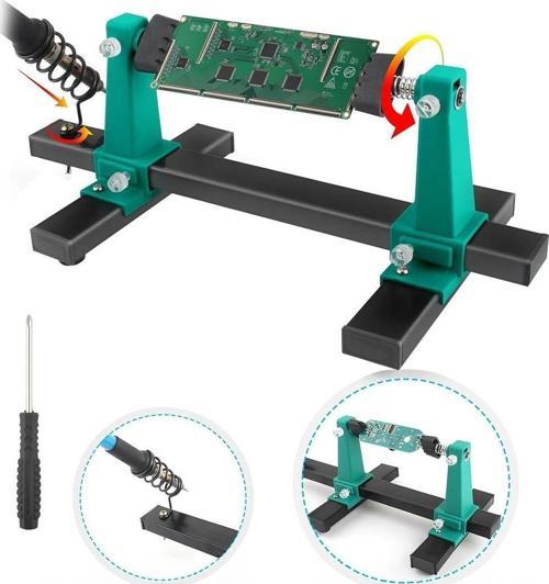 Ayt Powermaster PM-26594 Ayarlanabilir PCB Levha Board Tutucu Lehim Havya Tamir Standı Tutacağı