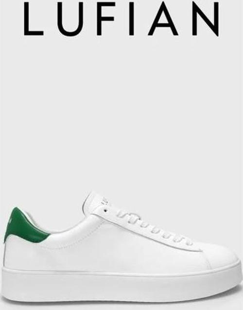 Adel Deri Sneaker Ayakkabı Beyaz - Yeşil