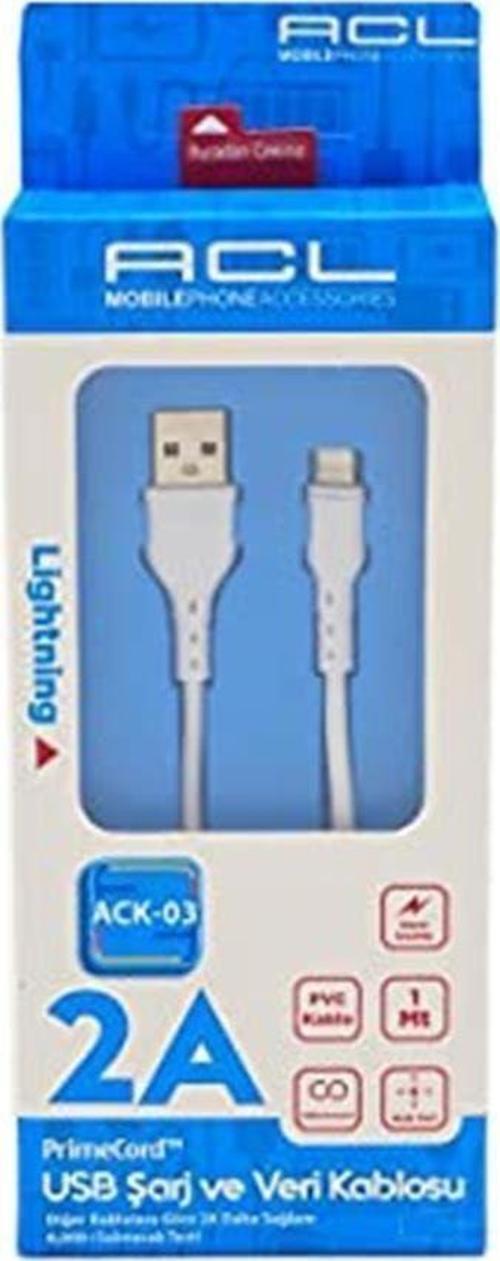 Iphone Uyumlu  Şarj Kablosu Ack-03