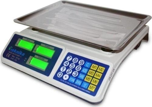 40 Kg Pilli Ve Şarjlı Elektronik Terazi 2 Gram Hassasiyetlidir