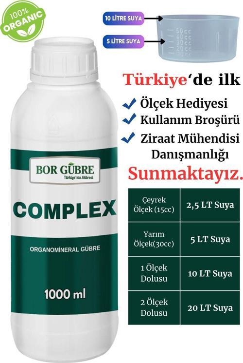 -1000 Ml Organomineral Gübre Yeşil Aksamı Geliştir, Ürün Kalitesi Ve Verimi Arttırır.