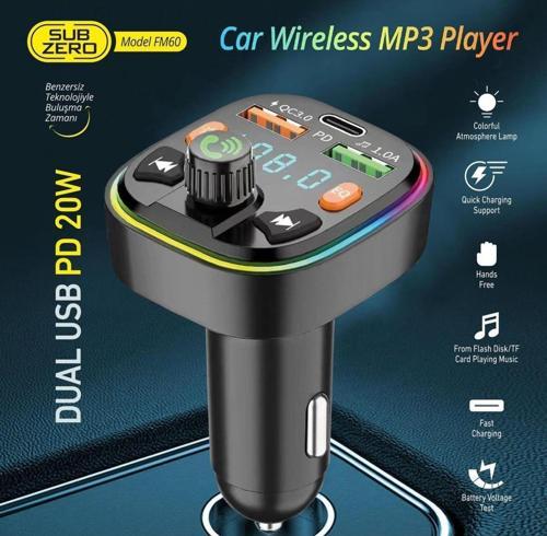 Bluetooth Fm Transmitter Fm60