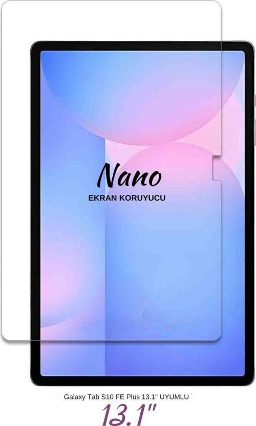Galaxy Tab S10 FE Plus Uyumlu 13.1 inç Fuchsia Nano Ekran Koruyucu Ultra İnce Screen Protector