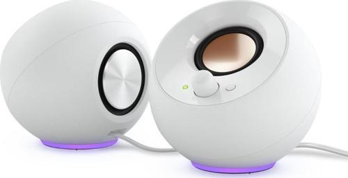 Pebble Se - Usb-C - 16W Multimedya Stereo Hoparlör Seti - Rgb Aydınlatmalı - Beyaz