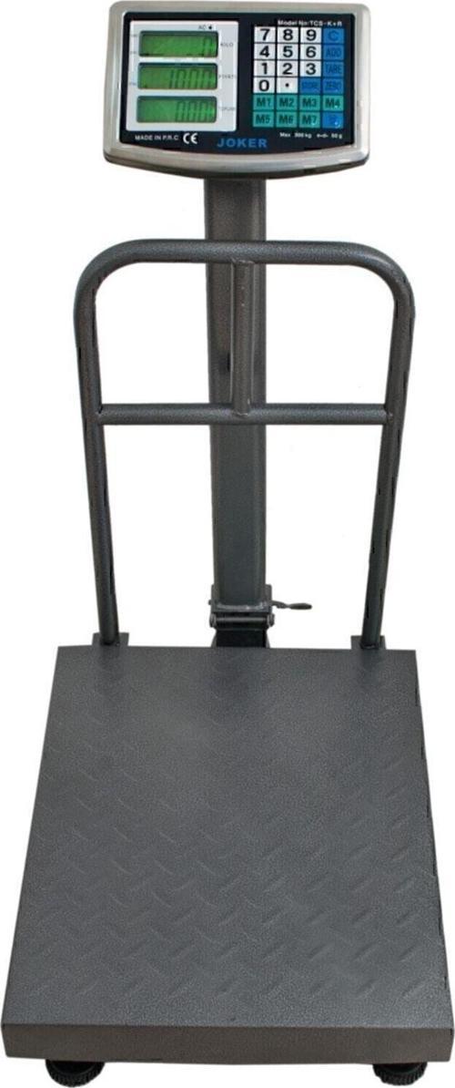 300 Kğ Elektronik Terazi Şarjlı Kantar Arka Korumalı Tartı 40X50 Cm Tabla Fiyat Hesaplamalı