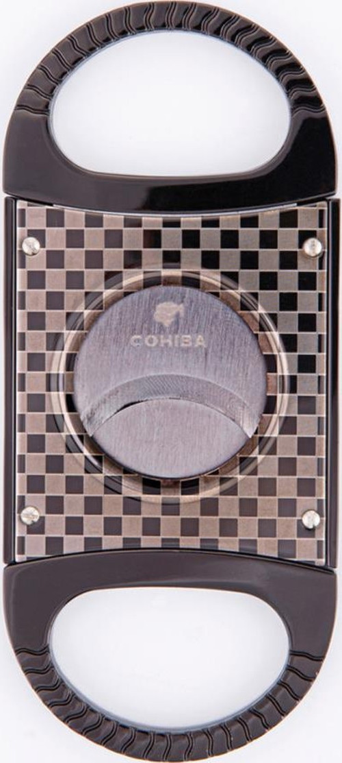 Gunmetal Karbon Desenli Puro Makası Kesici