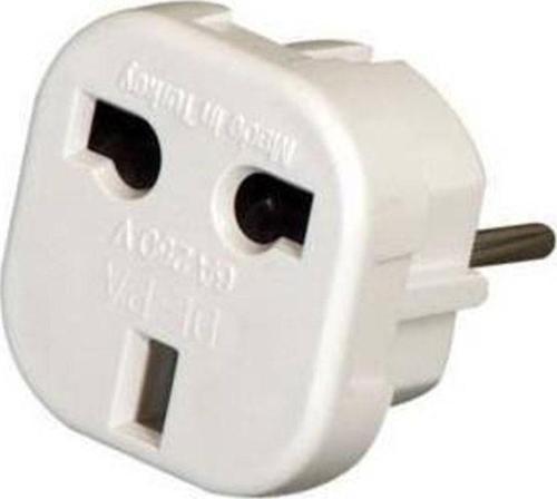 Üniversal Ingiliz Çevirici Beyaz Erkek Elektrik Priz Dönüştürücü