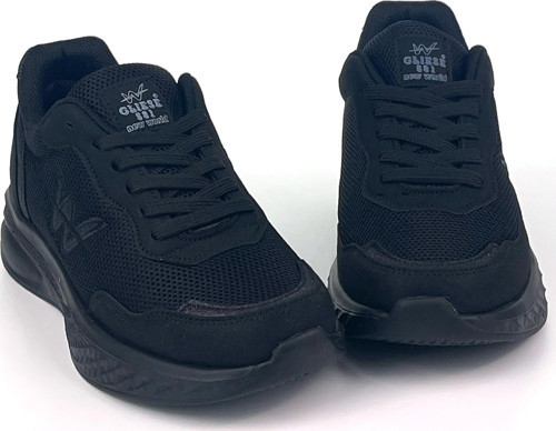 Kadın Siyah Hafif Fileli Günlük Rahat Sneaker Spor Ayakkabı