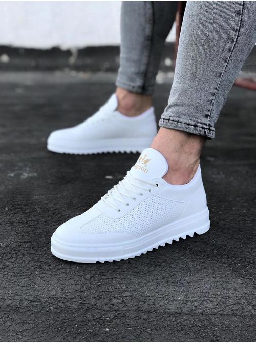 HS022 Beyaz Erkek Casual Ayakkabı