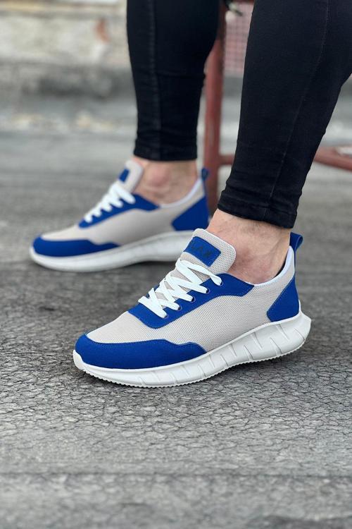 HS063 Bej Sax Triko Erkek Spor Ayakkabı