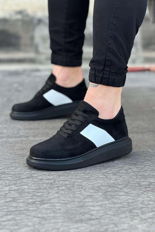 HS011 Kömür Süet Erkek Casual Ayakkabı