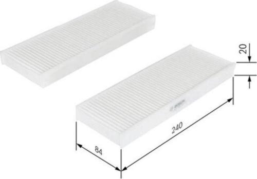 Polen Fıltresı P301-c Elysee Eb2m 1.2 Vtı 12v -dv6dted 1.6hdı 8v Euro5 Motor 1987435033