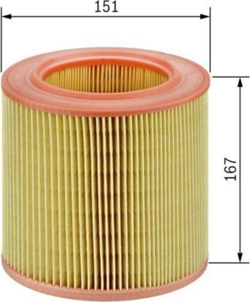 Bosch F026400027 Hava Filtresi Audı A6 2.0 Tfsı-tdı 04-11 Volkswagen-audı-seat-skoda