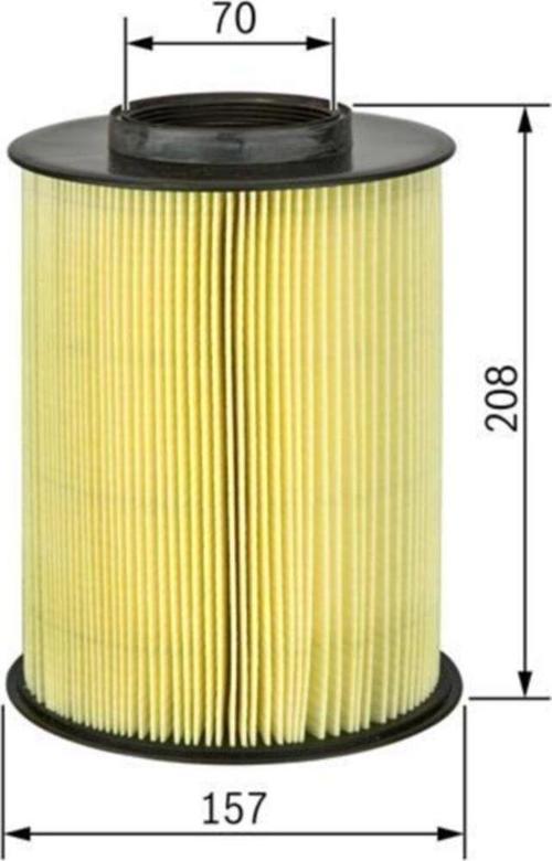 F026400492: Hava Filtresi Cmax 07> Focus Iı-ııı 04> 1.6tdcı