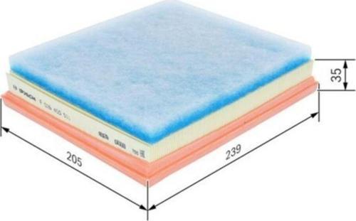 Hava Fıltresı Crossland X - Grandland X B16dth F026400511